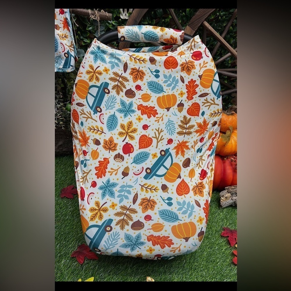 Fall Leaves Car Seat Cover